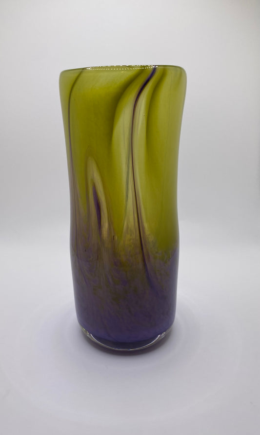 Green and Purple Tall Cup