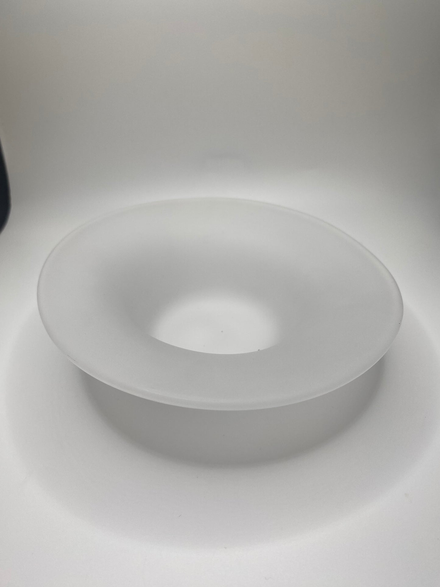 Frosted Saucer Bowl (Shallow)