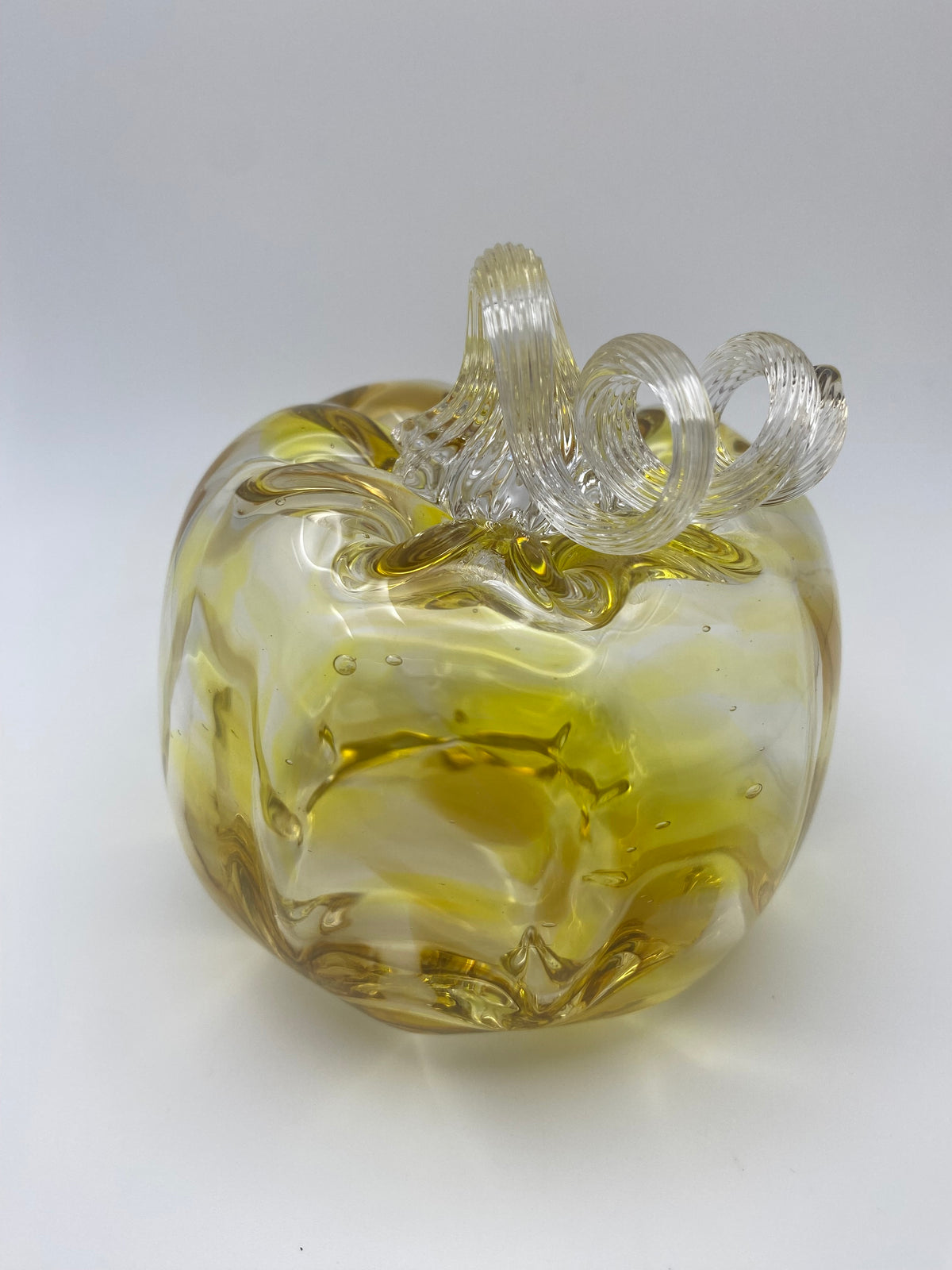 Small Light Amber Pumpkin 04
