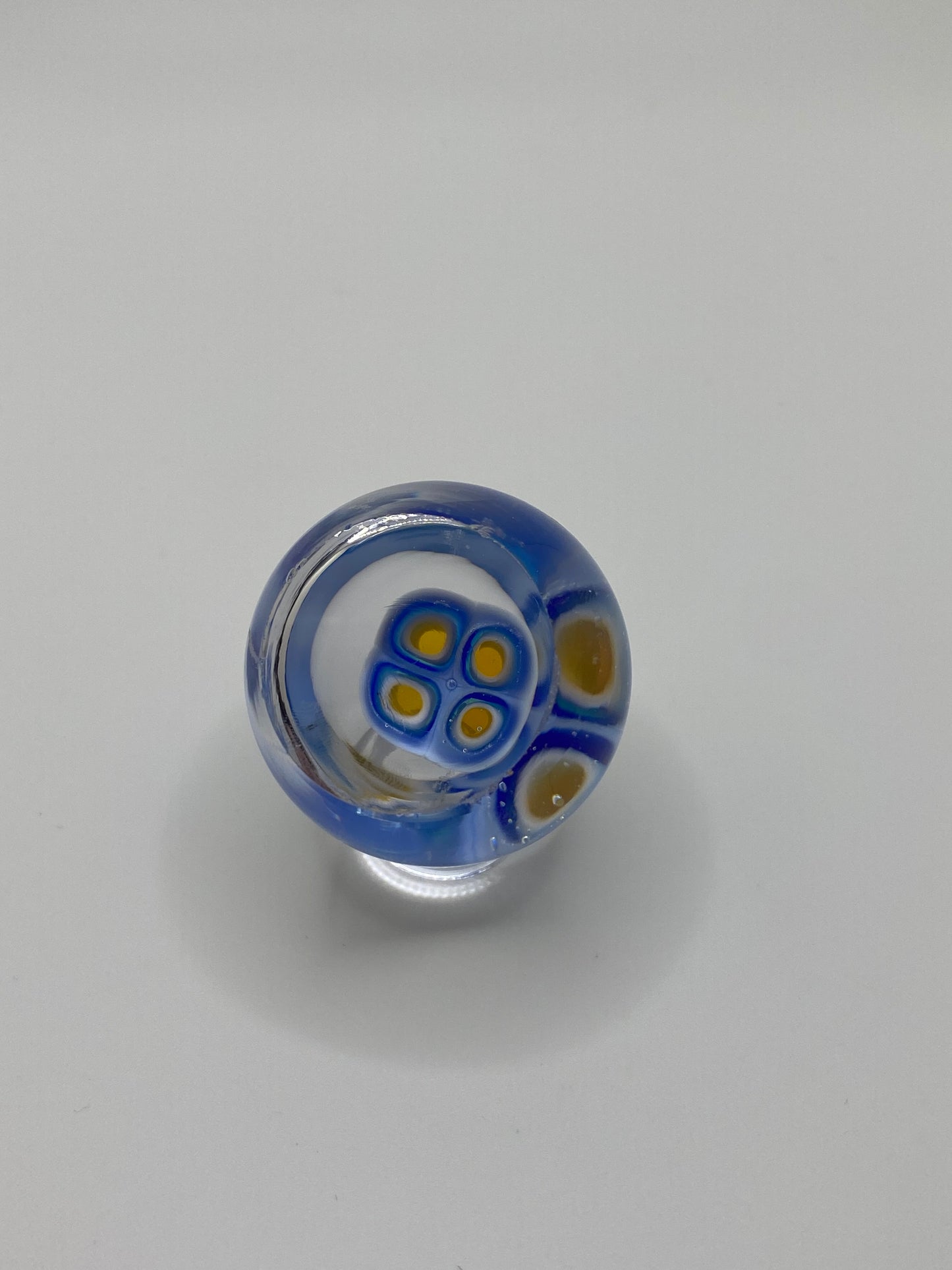 Blue & Yellow 4 Murrine Marble