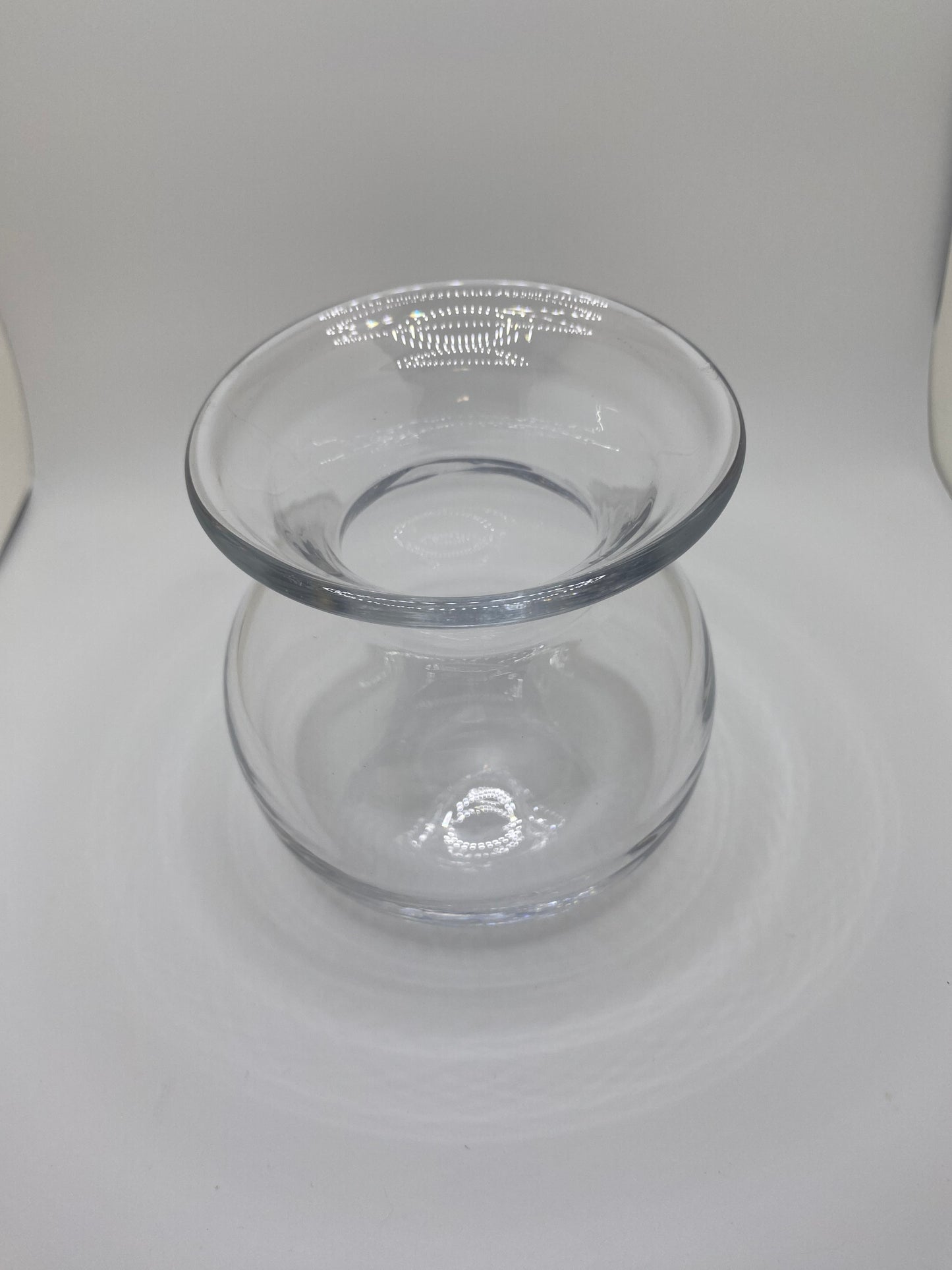 Flared Lip Fishbowl Vase