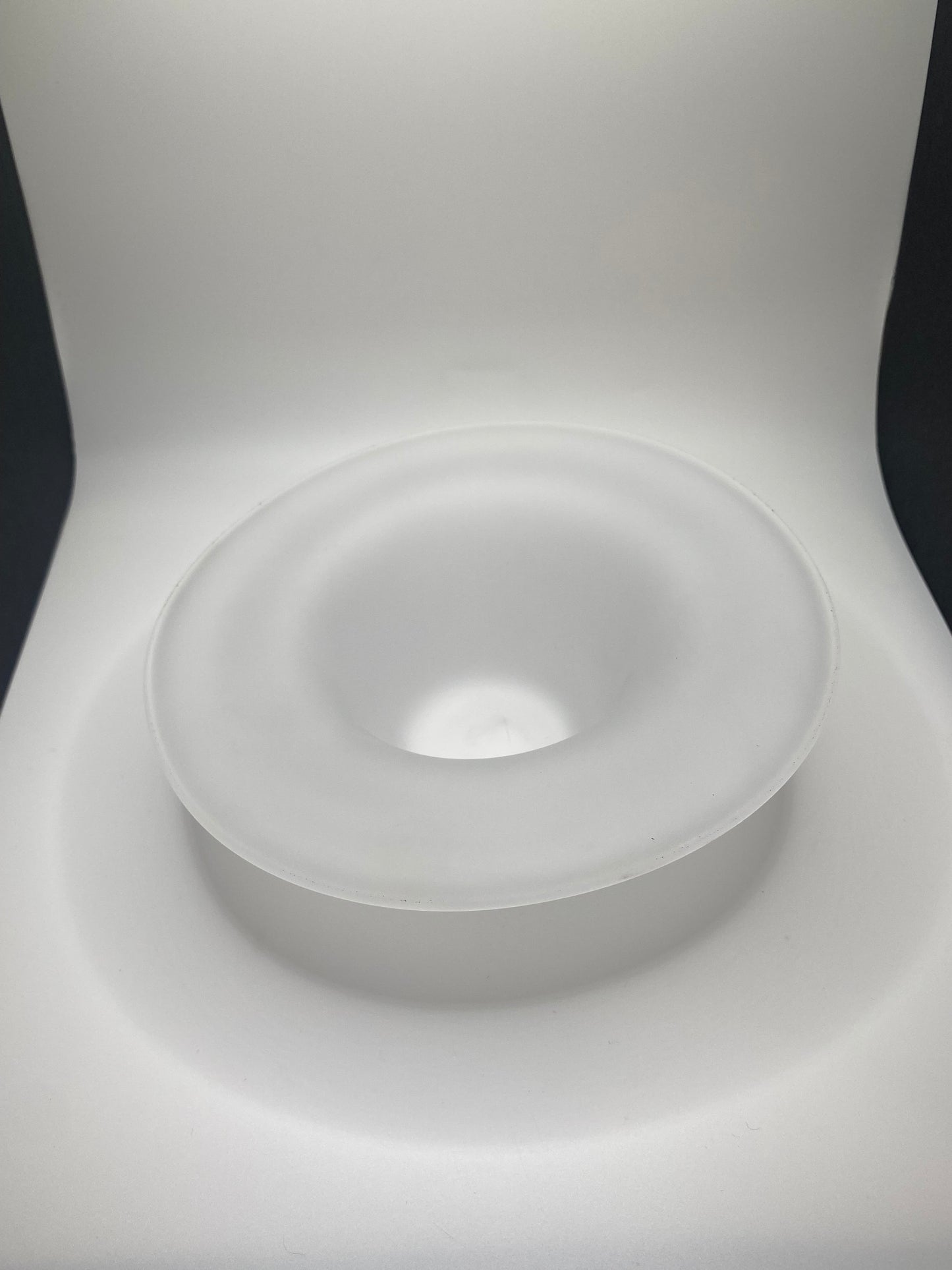 Frosted Saucer Bowl (Deep)