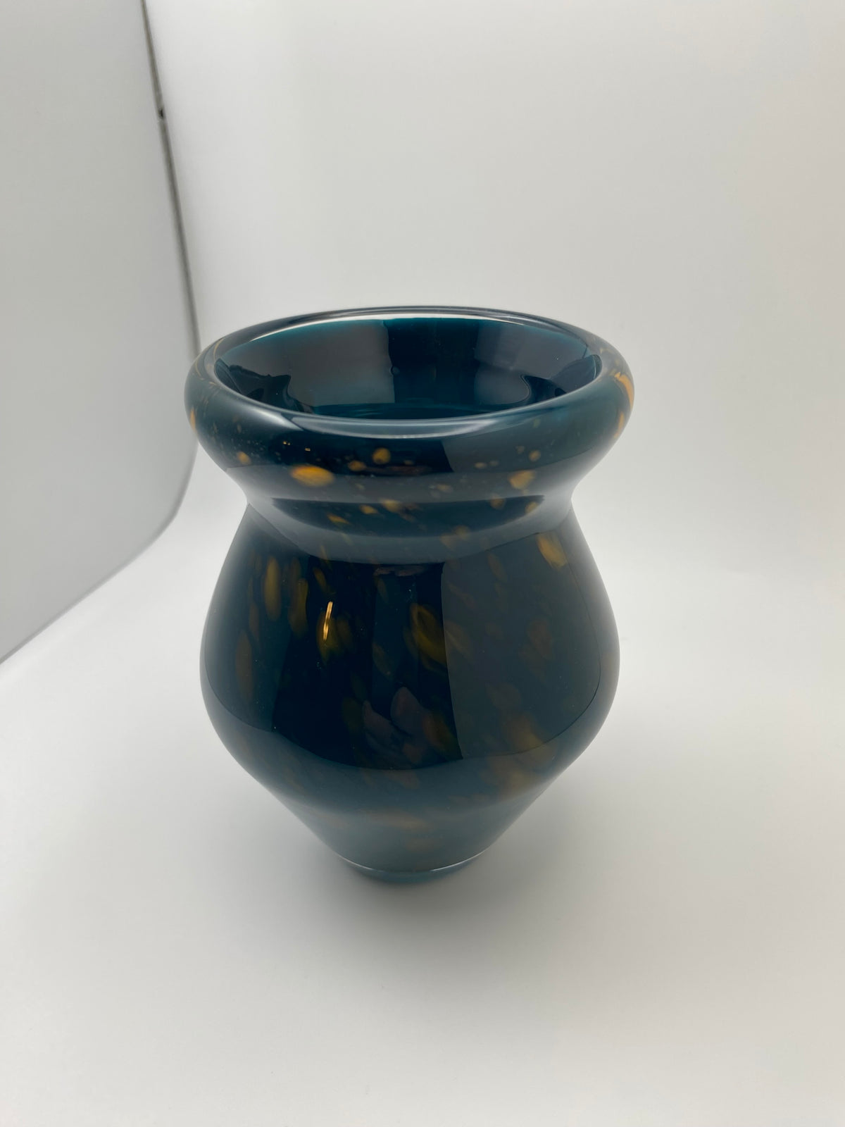 Small Blue Amphora Vase