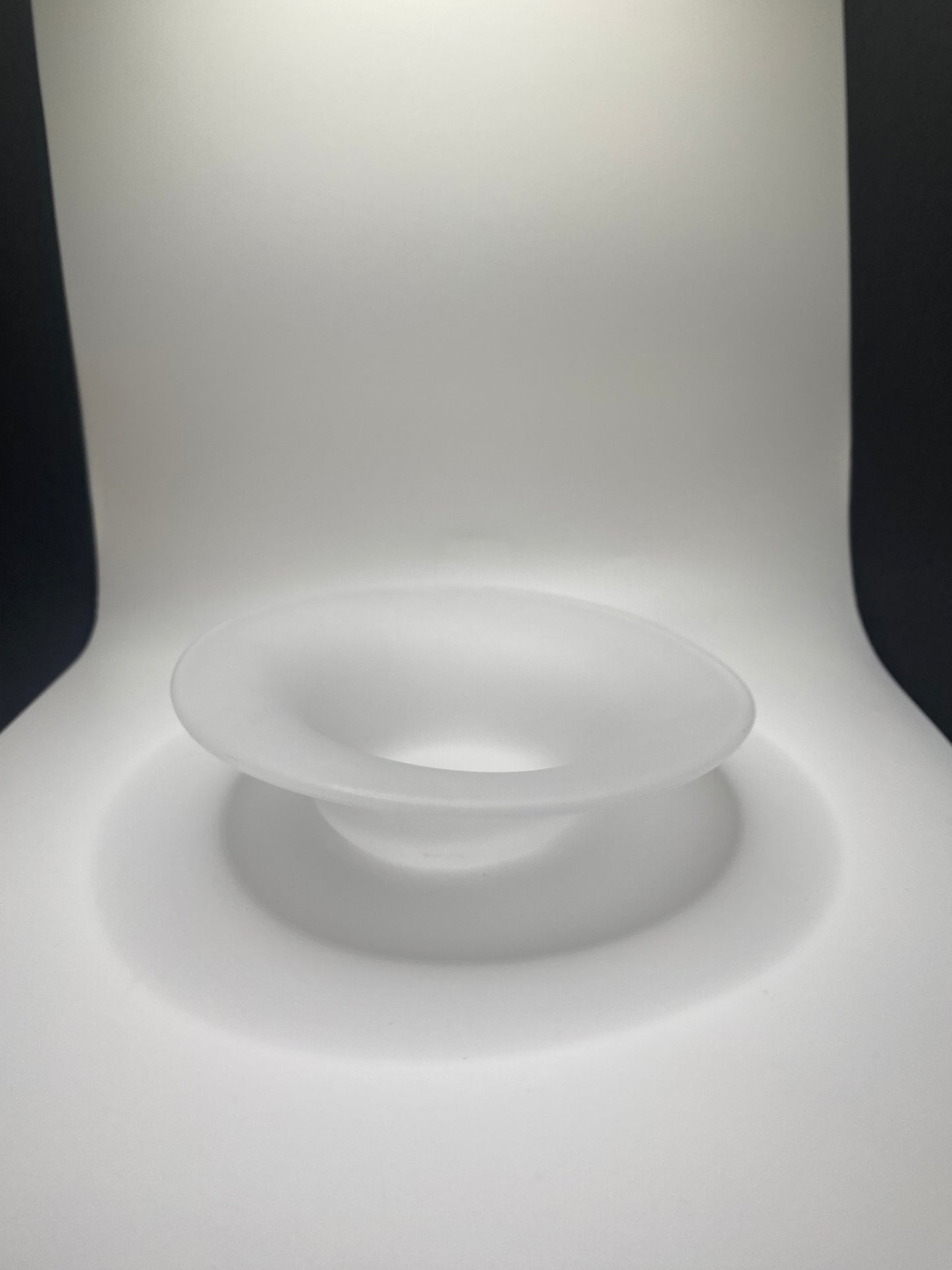 Frosted Saucer Bowl (Shallow)