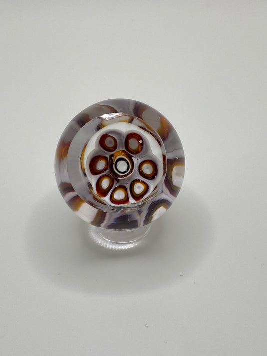 Amber & White 7 Murrine Marble