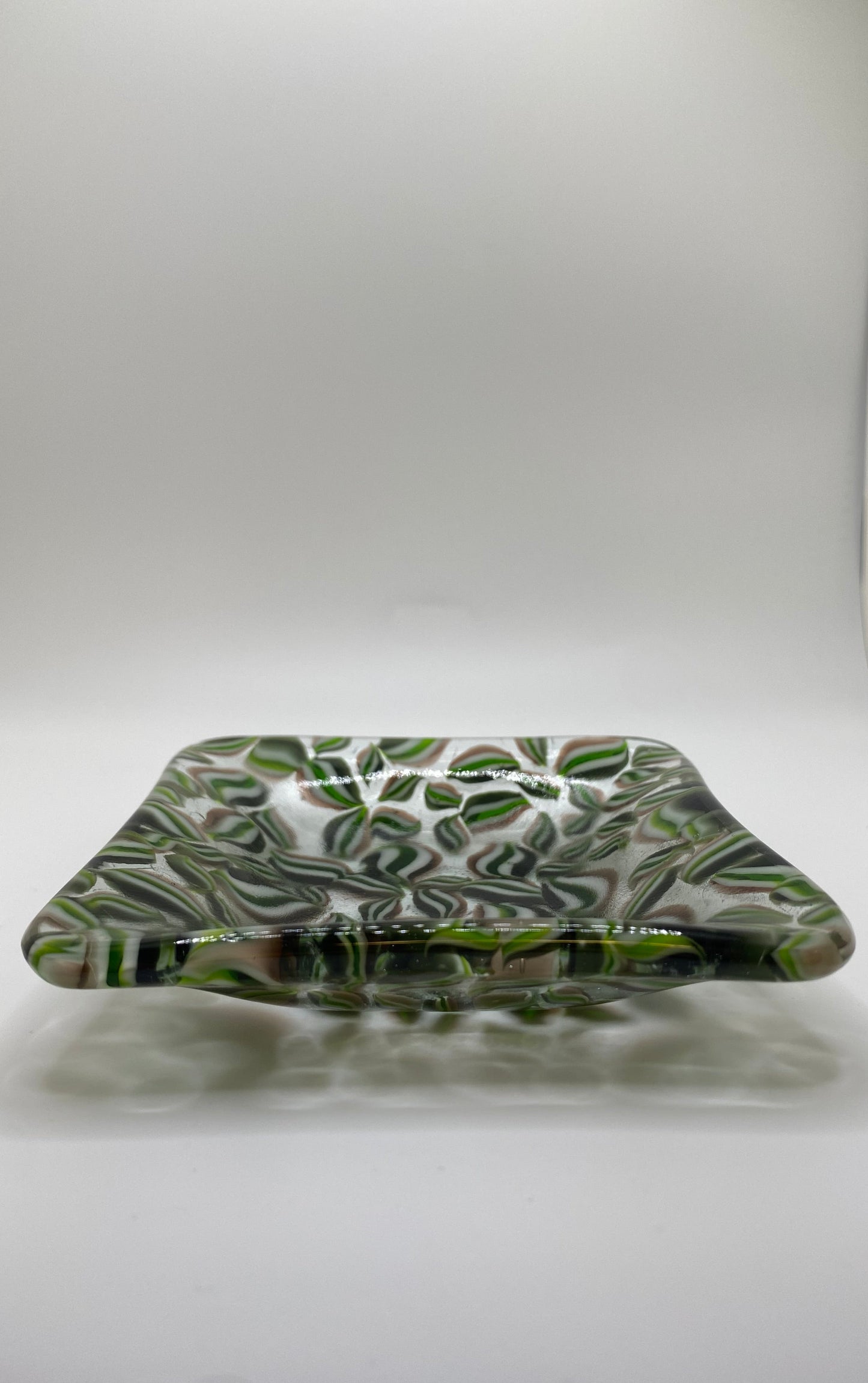 Green Murrine Plate (medium)
