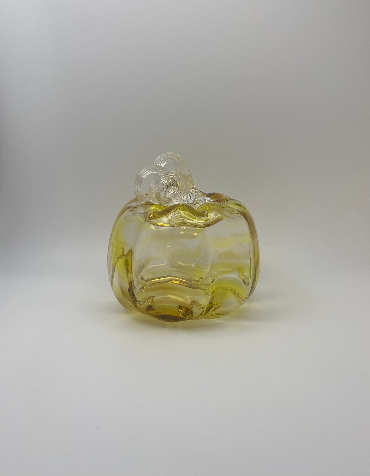 Small Light Amber Pumpkin 04