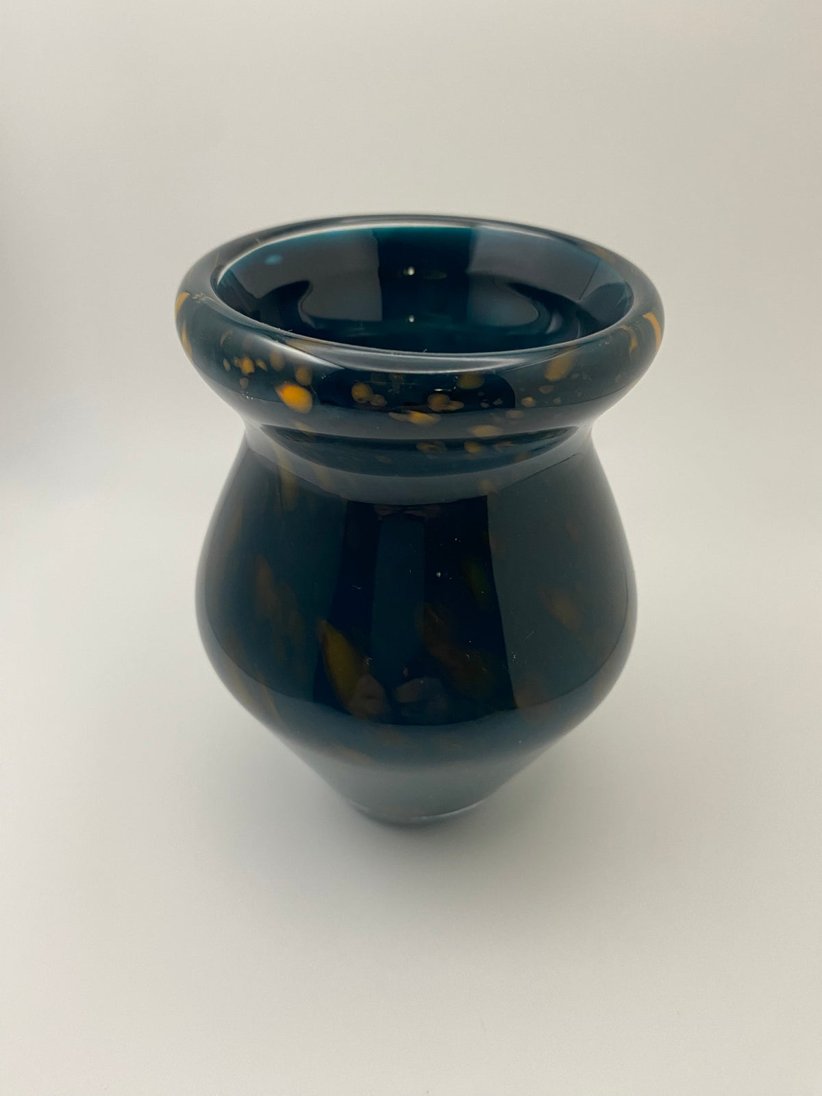 Small Blue Amphora Vase