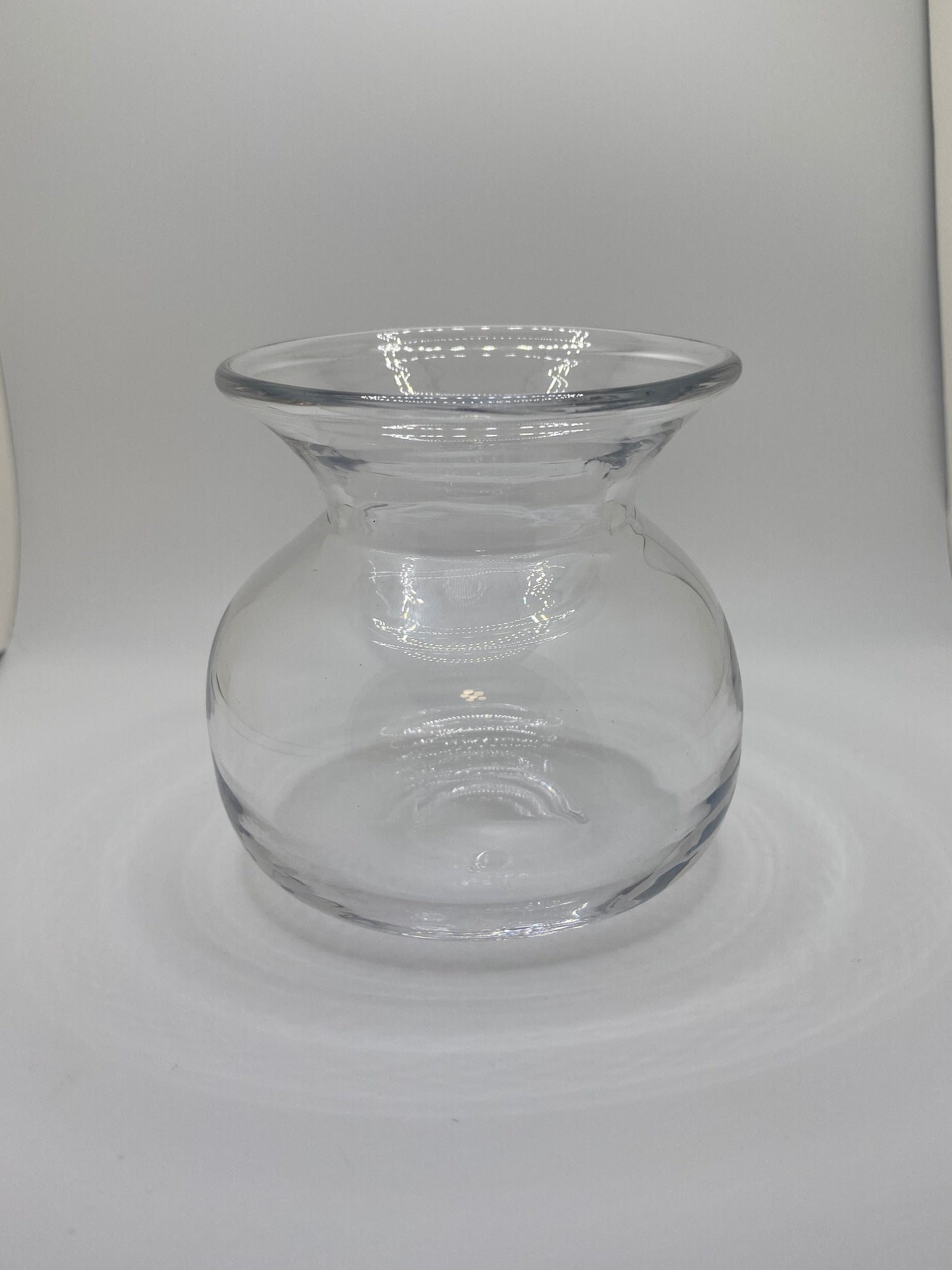 Flared Lip Fishbowl Vase