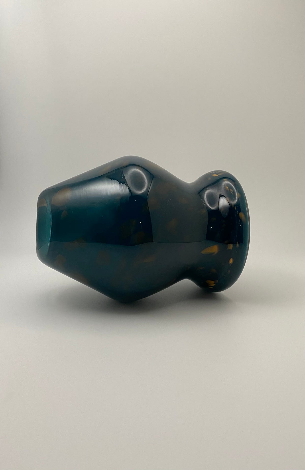 Small Blue Amphora Vase