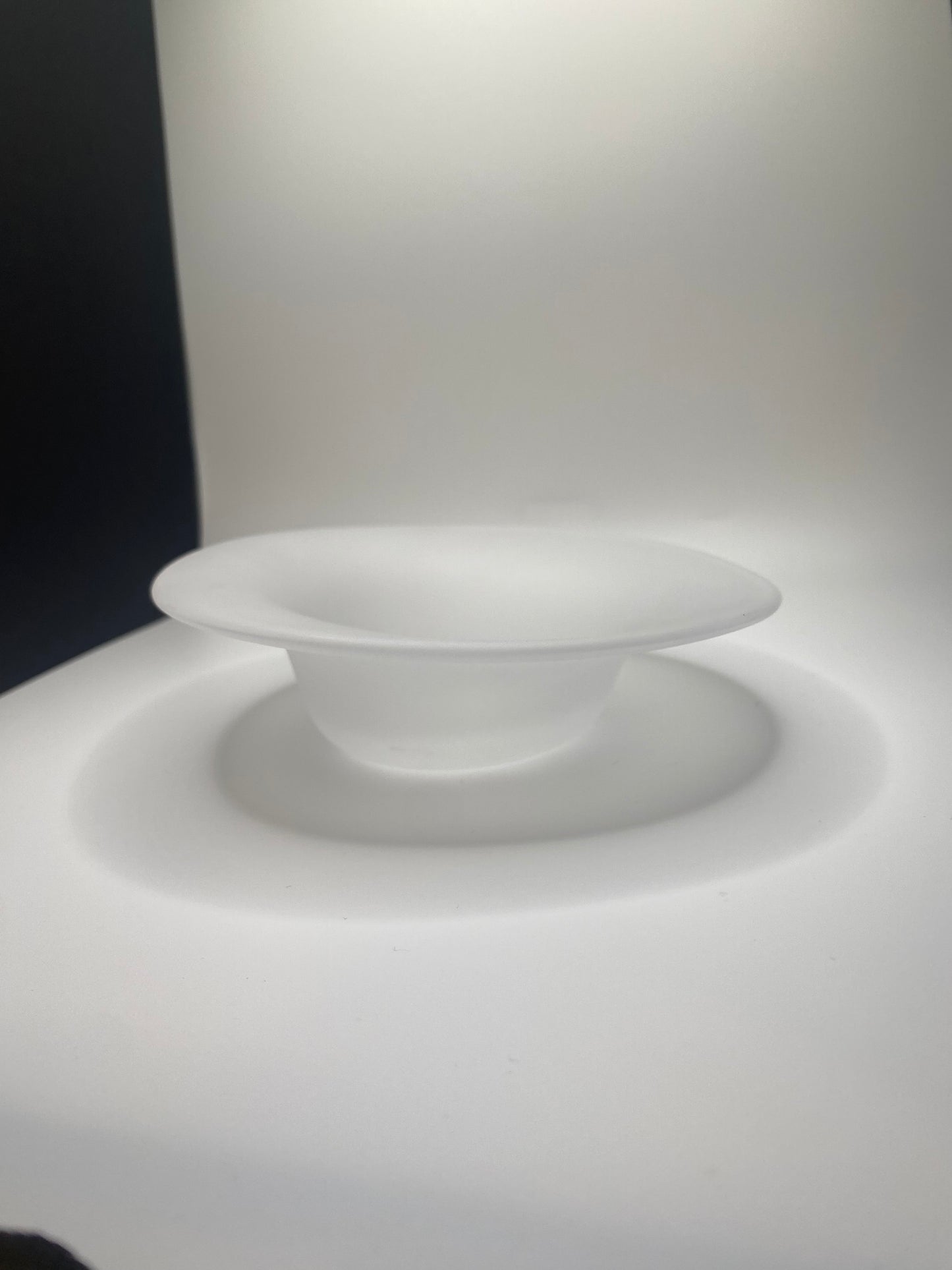 Frosted Saucer Bowl (Shallow)