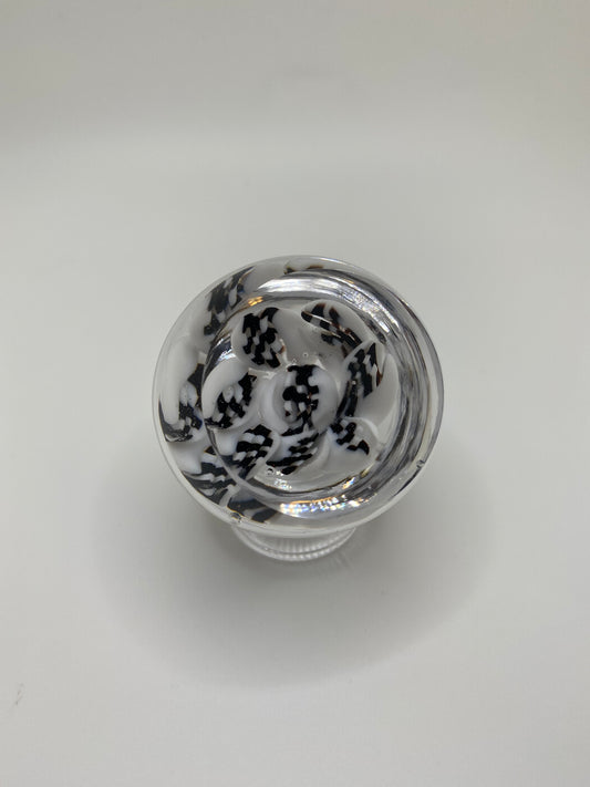 Double Lens Checkered Murrine Marble