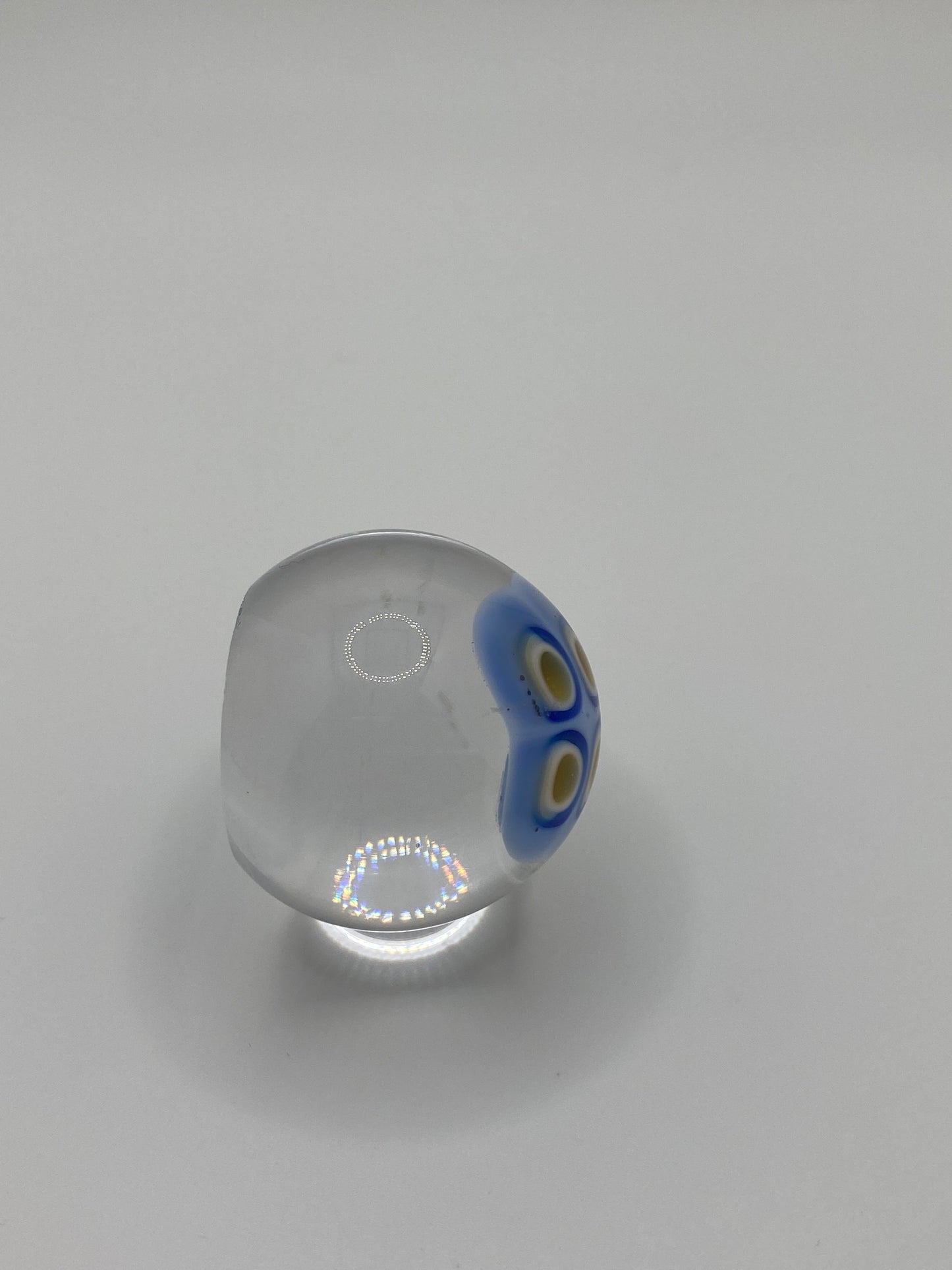 Blue & Yellow 4 Murrine Marble