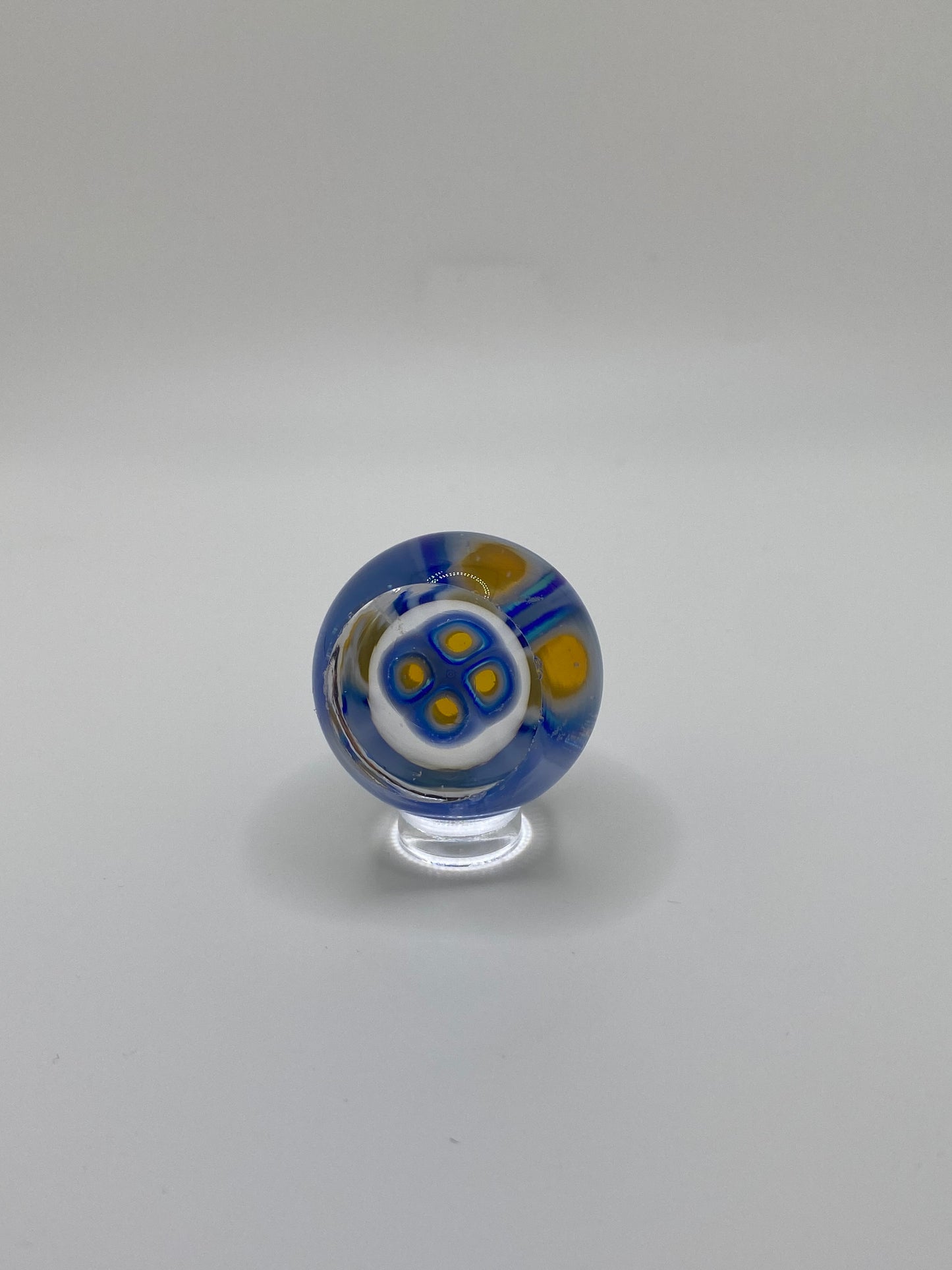 Blue & Yellow 4 Murrine Marble