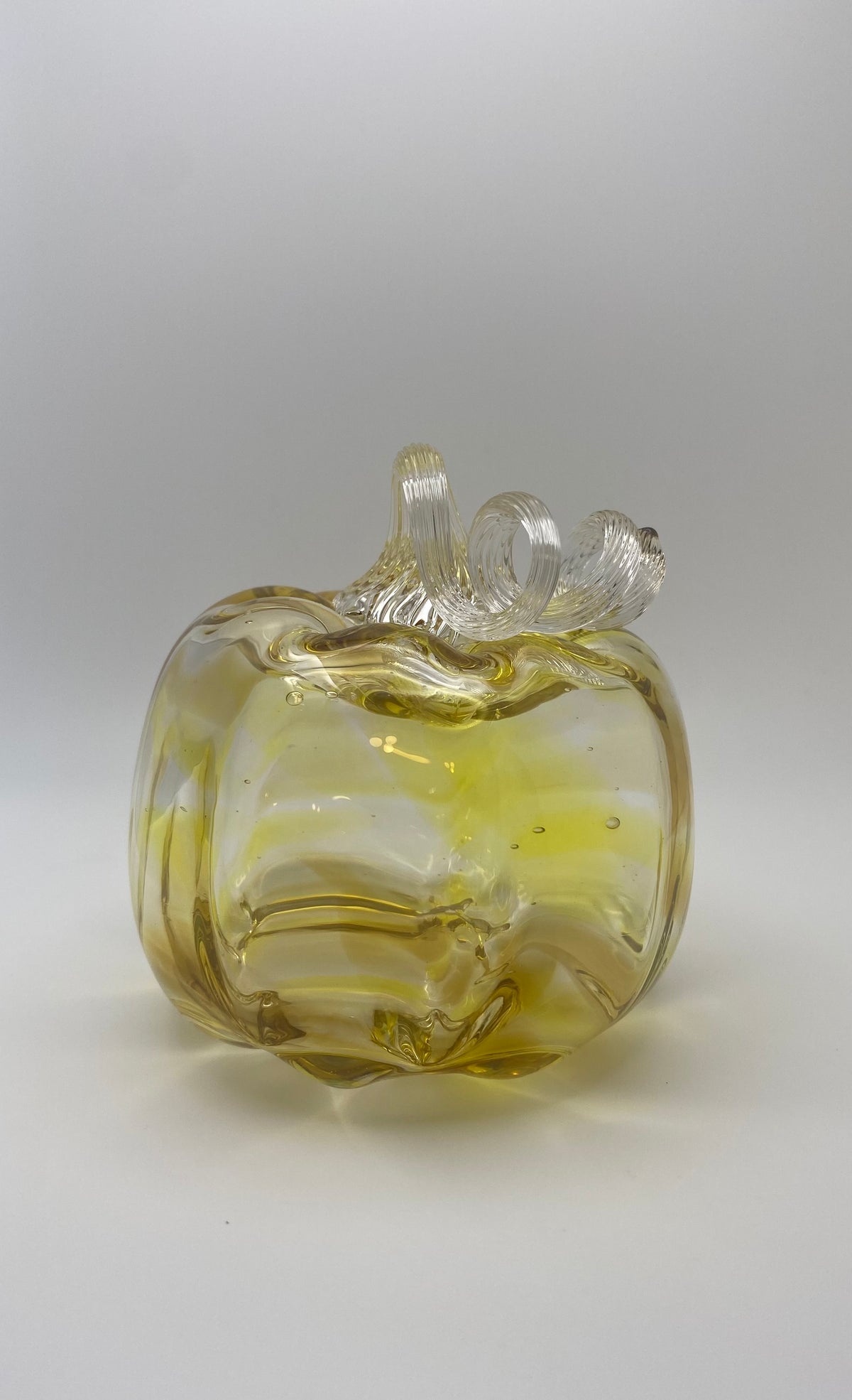 Small Light Amber Pumpkin 04