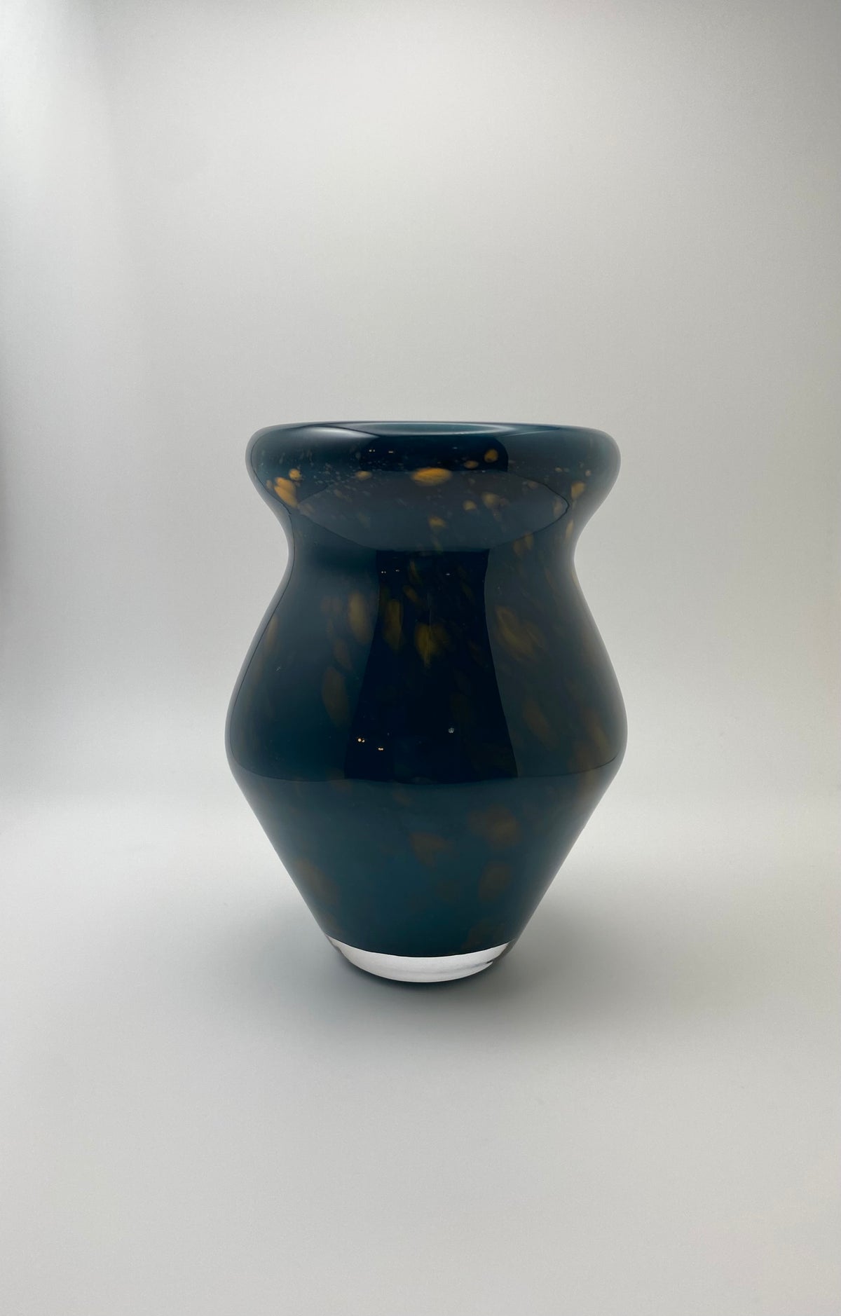 Small Blue Amphora Vase