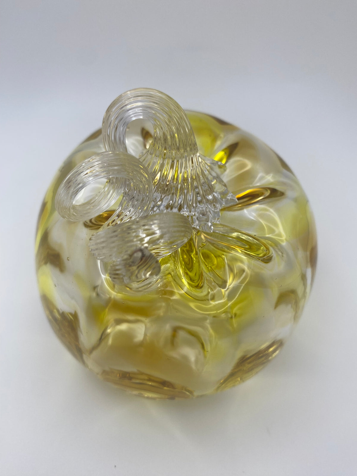 Small Light Amber Pumpkin 04