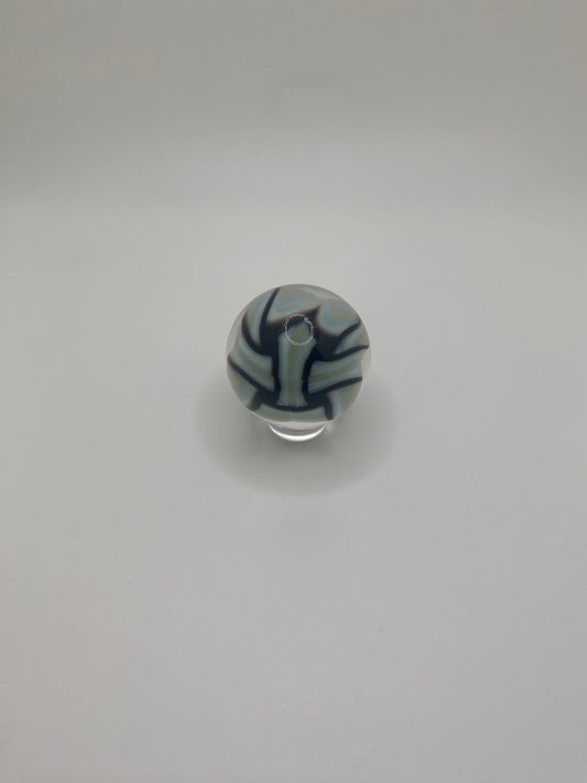 Single Lens Basket Weave 4 Murrine Marble