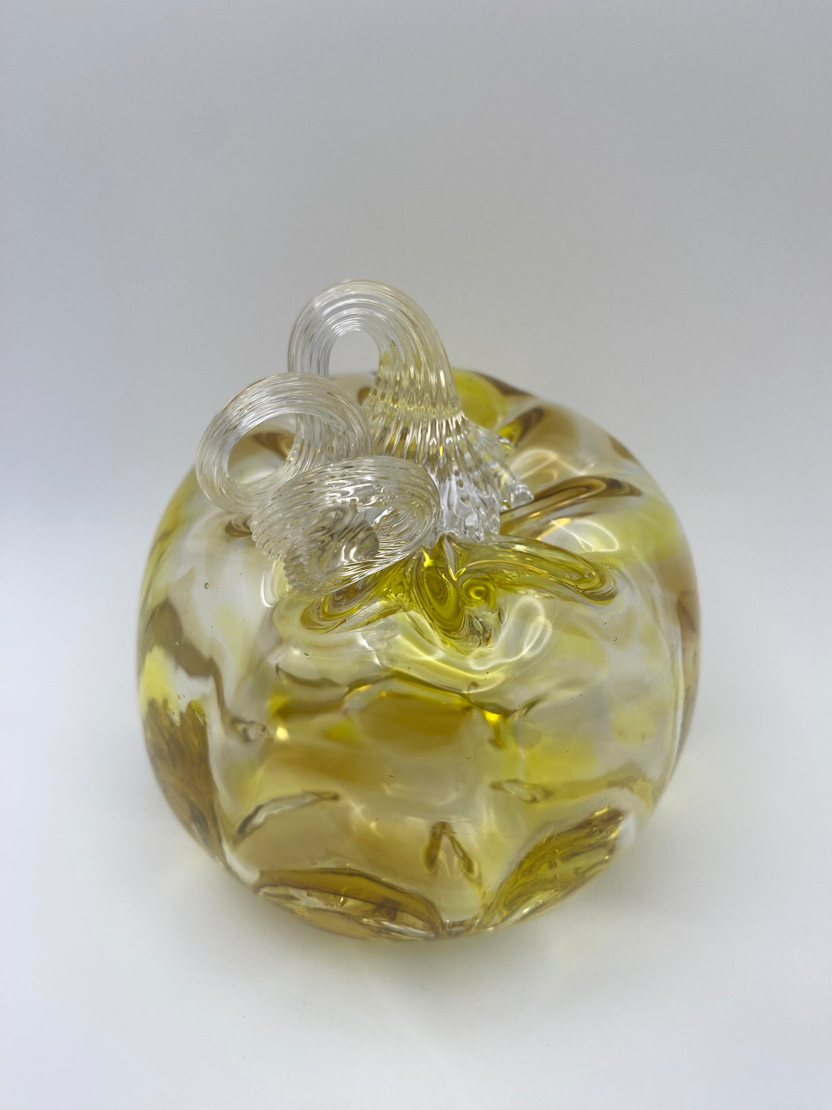 Small Light Amber Pumpkin 04
