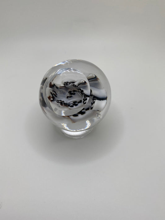 Single Lens Checkered Murrine Marble