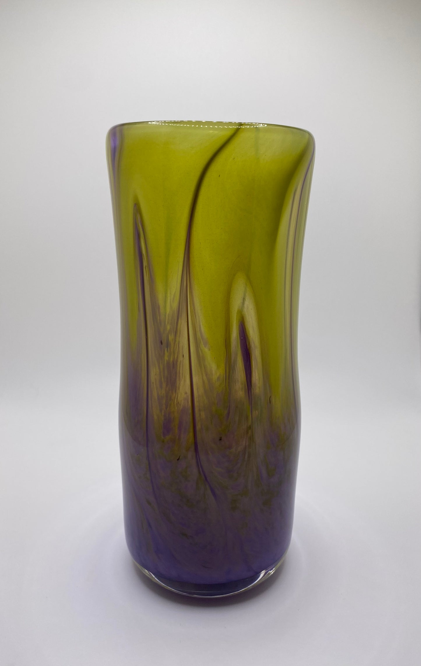 Green and Purple Tall Cup