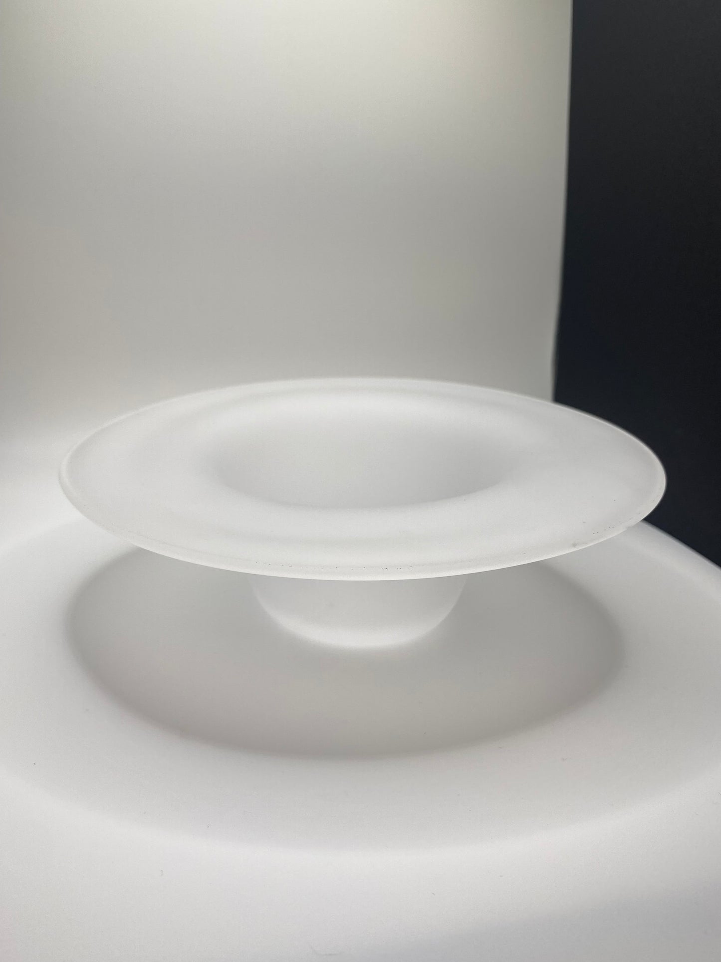 Frosted Saucer Bowl (Deep)